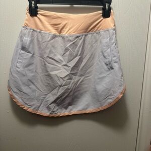 Simply Southern Peach and Gray Skirt
